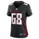 Women's Atlanta Falcons Josh Andrews Nike Black Game Player Jersey