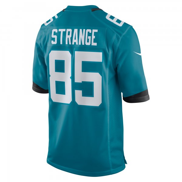 Men's Jacksonville Jaguars Brenton Strange Nike  Teal Team Game Jersey