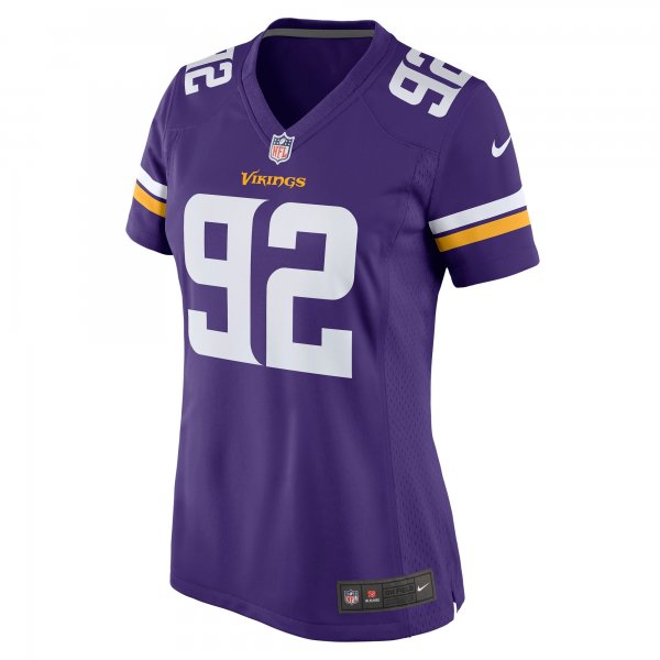 Women's Minnesota Vikings James Lynch Nike Purple Game Player Jersey