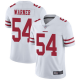 Men's San Francisco 49ers #54 Fred Warner White Stitched NFL Vapor Untouchable Limited Jersey