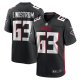 Men's Atlanta Falcons Chris Lindstrom Nike  Black Team Game Jersey