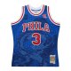 Men's Philadelphia 76ers Allen Iverson Mitchell & Ness Royal 1996/97 Hardwood Classics Asian Heritage 6.0 Swingman Throwback Player Jersey