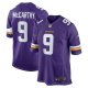 Youth Minnesota Vikings #9 J.J. McCarthy Nike Purple 2024 NFL Draft First Round Pick Player Limited Jersey