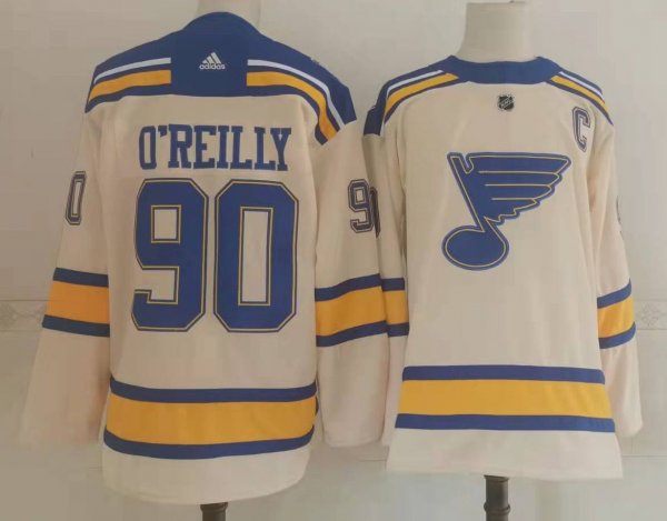 Men's St. Louis Blues #90 Ryan O'Reilly 2022 Winter Classic Premier Jersey