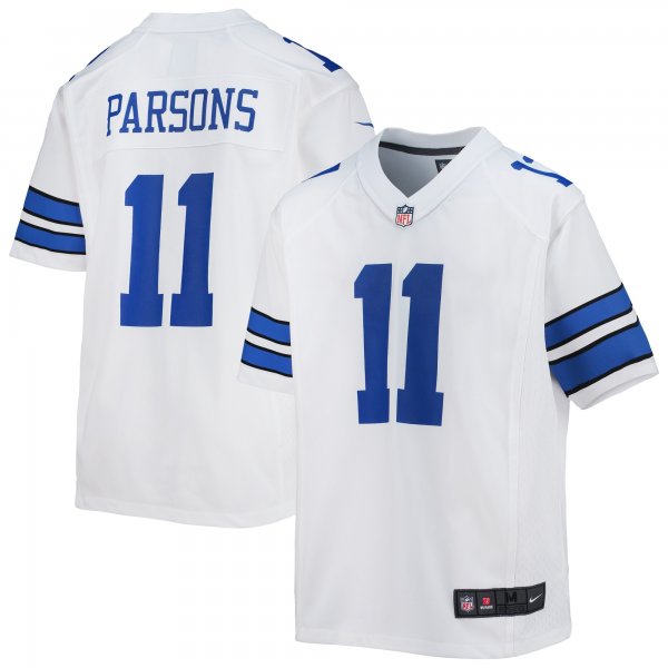 Youth Dallas Cowboys Micah Parsons Nike White Game Jersey