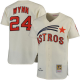 Men's Mitchell And Ness Houston Astros #24 Jimmy Wynn Cream Jersey