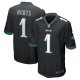 Men's Philadelphia Eagles Jalen Hurts Nike Black Game Jersey