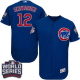 Chicago Cubs #12 Kyle Schwarber Blue Flexbase Collection 2016 World Series Bound Stitched MLB Jersey