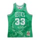 Men's Boston Celtics Larry Bird Mitchell & Ness Kelly Green 1985/86 Hardwood Classics Asian Heritage 6.0 Swingman Throwback Player Jersey