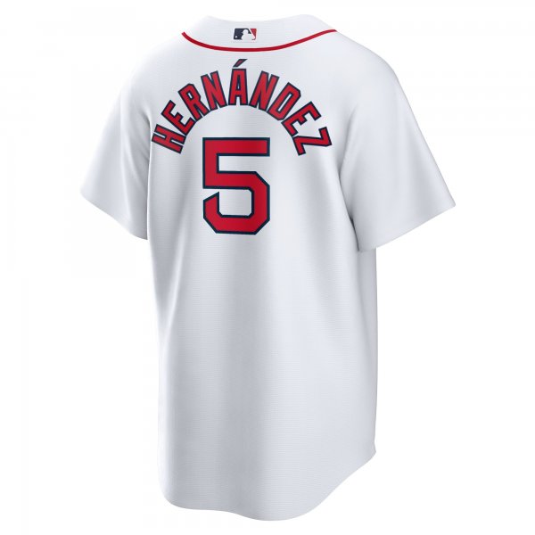 Men's Boston Red Sox Enrique Hernandez Nike White Home Official Replica Player Jersey