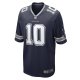 Men's Dallas Cowboys Cooper Rush Nike Navy Game Player Jersey