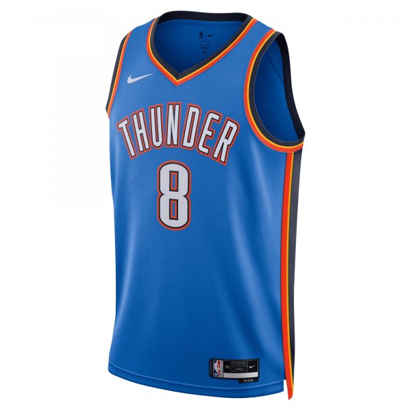 Unisex Oklahoma City Thunder Jalen Williams Nike Blue Swingman Replica Jersey - Icon Edition