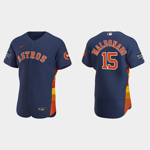 Martin Maldonado Houston Astros 2021 World Series MLB Flexbase Jersey - Navy