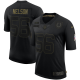 Men's Indianapolis Colts Quenton Nelson Nike Black 2020 Salute To Service Limited Jersey