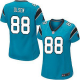 Nike Carolina Panthers #88 Greg Olsen Blue Alternate Women's Stitched NFL Elite Jersey