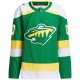 Men's Minnesota Wild  adidas Green Alternate 2023/24 Primegreen Custom Jersey