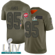 Kansas City Chiefs #95 Chris Jones Camo Super Bowl LIV Bound Men's Stitched NFL Limited 2019 Salute To Service Jersey