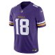 Men's Minnesota Vikings Justin Jefferson Nike Purple Vapor F.U.S.E. Limited Jersey