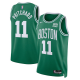 Men's Nike Boston Celtics #11 Payton Pritchard Green NBA Swingman Badge Player Jersey