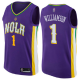 Men's New Orleans Pelicans #1 Zion Williamson Purple Swingman City Edition NBA Jersey