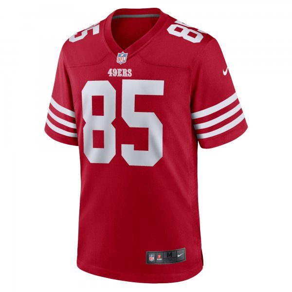 Men's San Francisco 49ers George Kittle Nike Scarlet Team Game Jersey