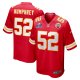 Men's Kansas City Chiefs Creed Humphrey Nike Red Super Bowl LVIII Game Jersey