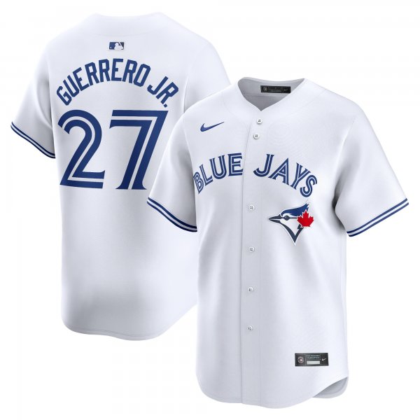 Men's Toronto Blue Jays #27 Vladimir Guerrero Jr. Nike White Home Limited Player Jersey