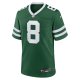 Men's New York Jets Aaron Rodgers Nike Legacy Green Game Jersey