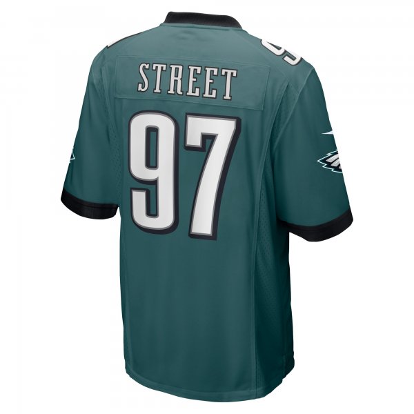 Men's Philadelphia Eagles Kentavius Street Nike Midnight Green Game Player Jersey