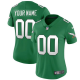 Women's Philadelphia Eagles Kelley Green Custom All Stitched NFL Jersey