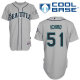 Seattle Mariners #51 Ichiro Suzuki Grey Cool Base Stitched MLB Jersey