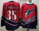 Men's #35 Henrik Lundqvist Washington Capitals Red and Navy NHL Jersey