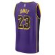 Men's Los Angeles Lakers LeBron James Fanatics Purple Fast Break Replica Player Jersey - Statement Edition