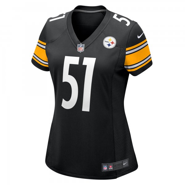 Women's Pittsburgh Steelers Nick Herbig Nike  Black  Game Jersey