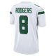 Men's New York Jets Aaron Rodgers Nike White Game Jersey