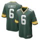 Men's Green Bay Packers Dallin Leavitt Nike Green Game Player Jersey