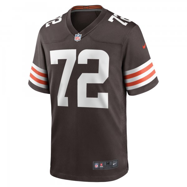 Men's Cleveland Browns Ty Nsekhe Nike  Brown  Game Jersey