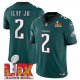 Youth Philadelphia Eagles #2 Darius Slay JR Green Super Bowl LIX F.U.S.E. Vapor Limited Stitched Jersey