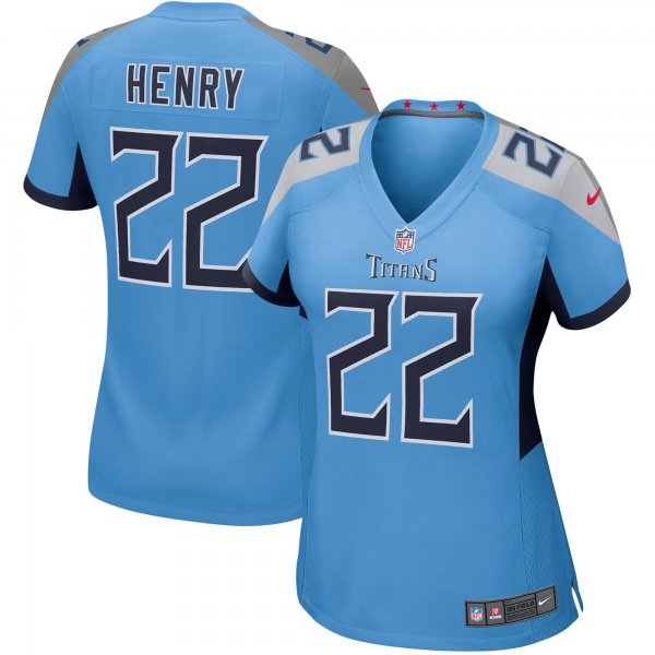 Women's Tennessee Titans Derrick Henry Nike Light Blue Game Jersey