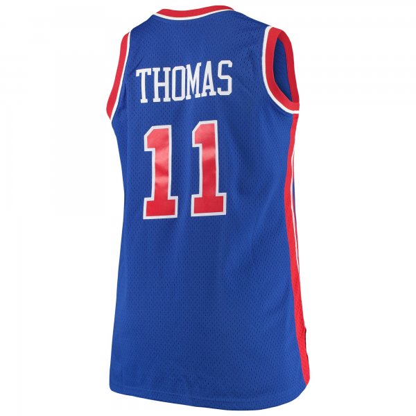 Men's Detroit Pistons Isaiah Thomas Mitchell & Ness Royal 1988/89 Big & Tall Hardwood Classics Swingman Jersey