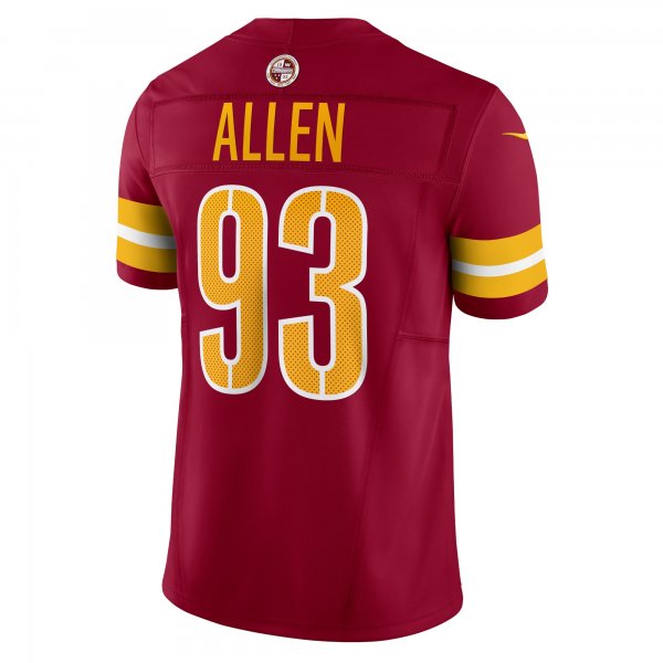 Men's Washington Commanders Jonathan Allen Nike Burgundy Vapor F.U.S.E. Limited Jersey