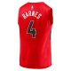 Youth Toronto Raptors Scottie Barnes Fanatics Red Fast Break Replica Jersey - Icon Edition