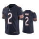 Men's Nike Chicago Bears #2 D.J. MOORE Navy Blue Vapor Limited NFL Jersey