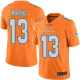 Nike Miami Dolphins #13 Dan Marino Orange Men's Stitched NFL Limited New Color Rush Jersey