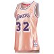 Women's Los Angeles Lakers Magic Johnson Mitchell & Ness Pink 75th Anniversary Rose Gold 1984 Swingman Jersey