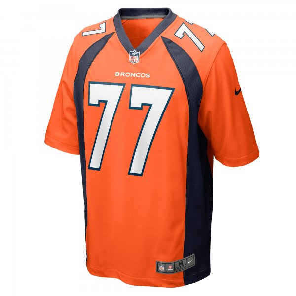 Men's Denver Broncos Quinn Meinerz Nike Orange Game Jersey