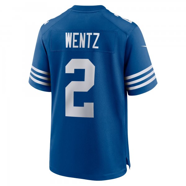 Men's Indianapolis Colts Carson Wentz Nike Royal Alternate Game Jersey