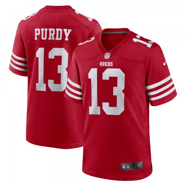 Men's San Francisco 49ers Brock Purdy Nike Scarlet Game Player Jersey