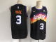 Men's Phoenix Suns #3 Chris Paul Black 2021 City Edition NBA Swingman Jersey With The Sponsor Logo