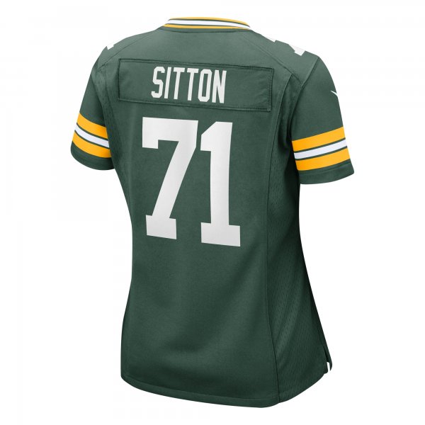 Women's Green Bay Packers Josh Sitton Nike Green Retired Game Jersey